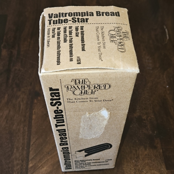 Pampered Chef Star Valtrompia Bread Tube, NIB #1570 - Picture 2 of 6